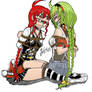 Mika And Hiyori Braid Ties