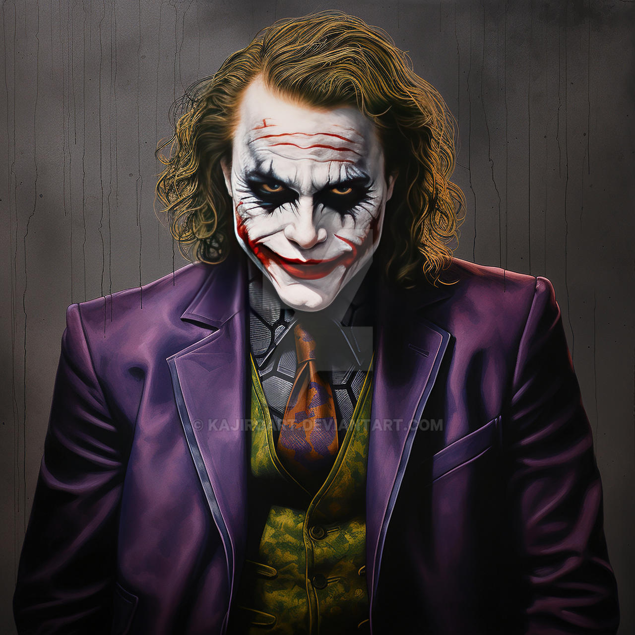 Joker Fan Art Portrait By Kajiroart On Deviantart Joker Fan Art Portrait By Kajiroart On Deviantart