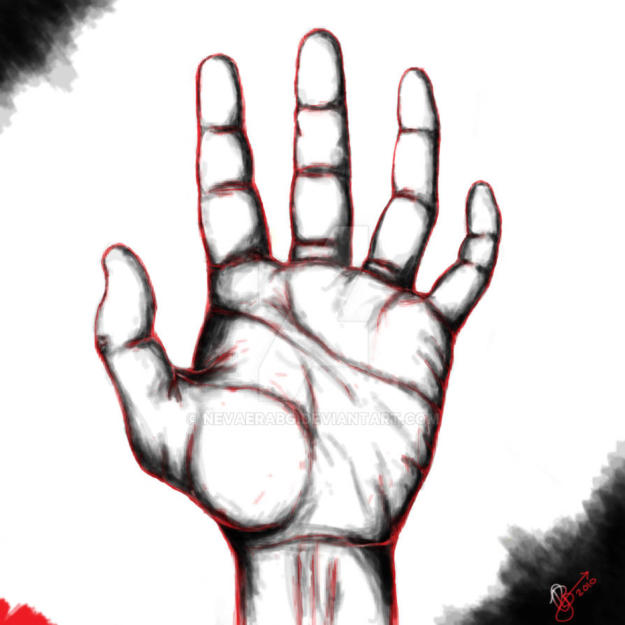Red and Black... a hand. by NevaeraBG on DeviantArt