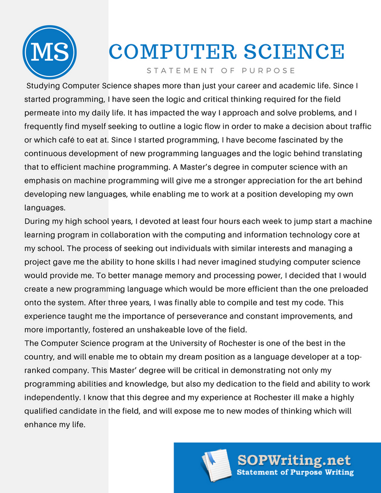 Computer Science Masters SOP Sample by SamplesSoP on DeviantArt