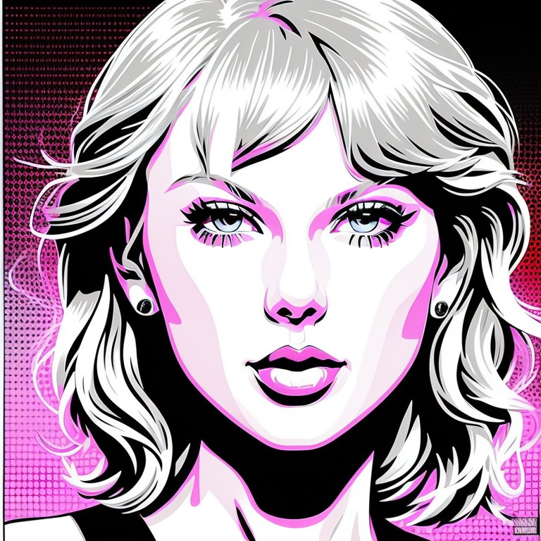 Taylor Swift (Pop Art Style) by MasterOfEdits on DeviantArt