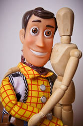 Woody and his wooden friend