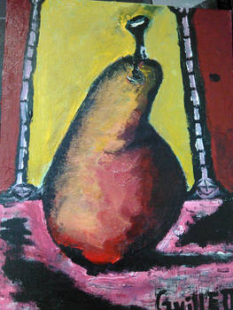 Still life with pear