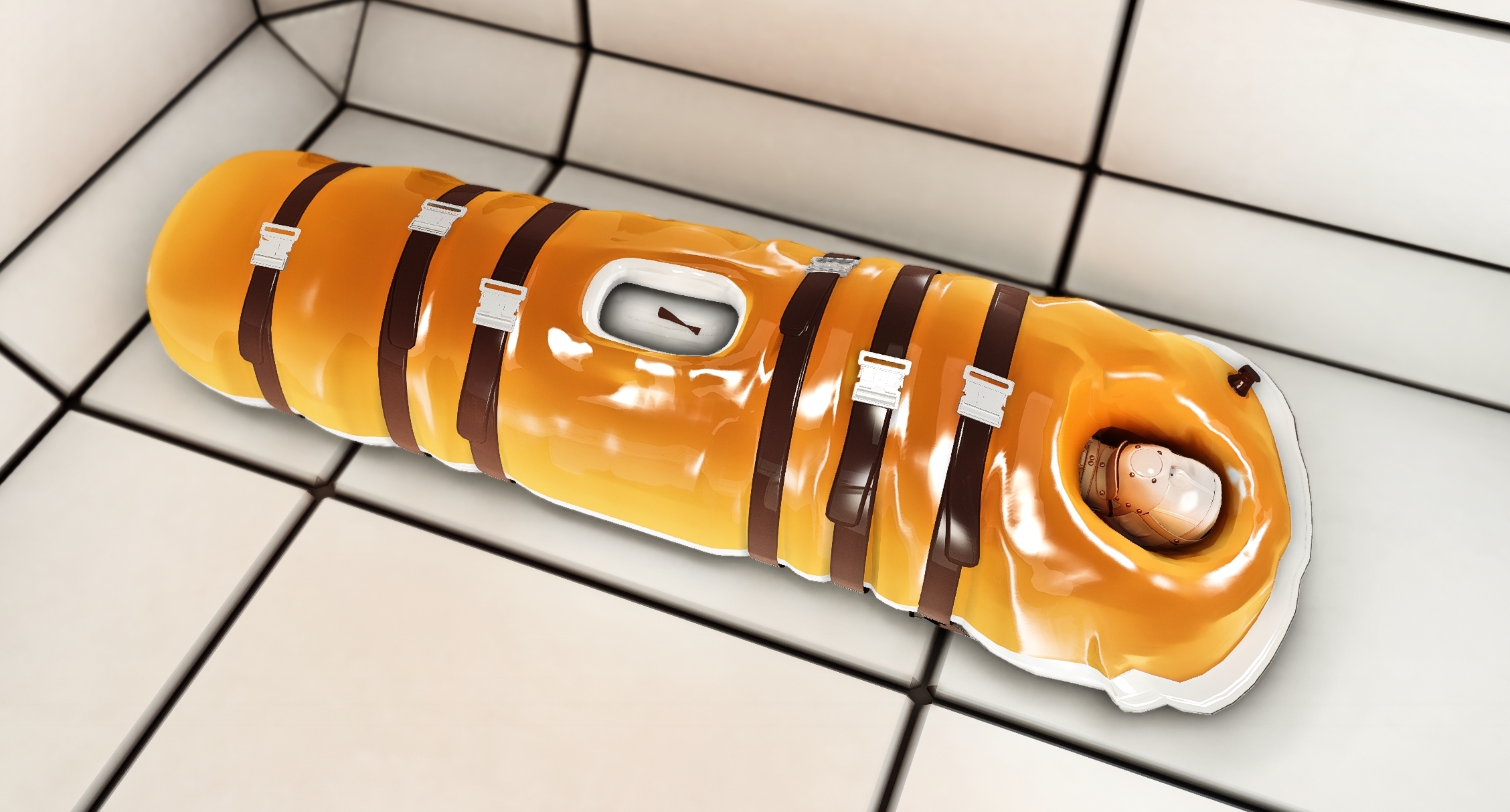 Inflatable Sleepsack Deviantart Inflatable sleeping sack by FreyaAAAH on DeviantArt