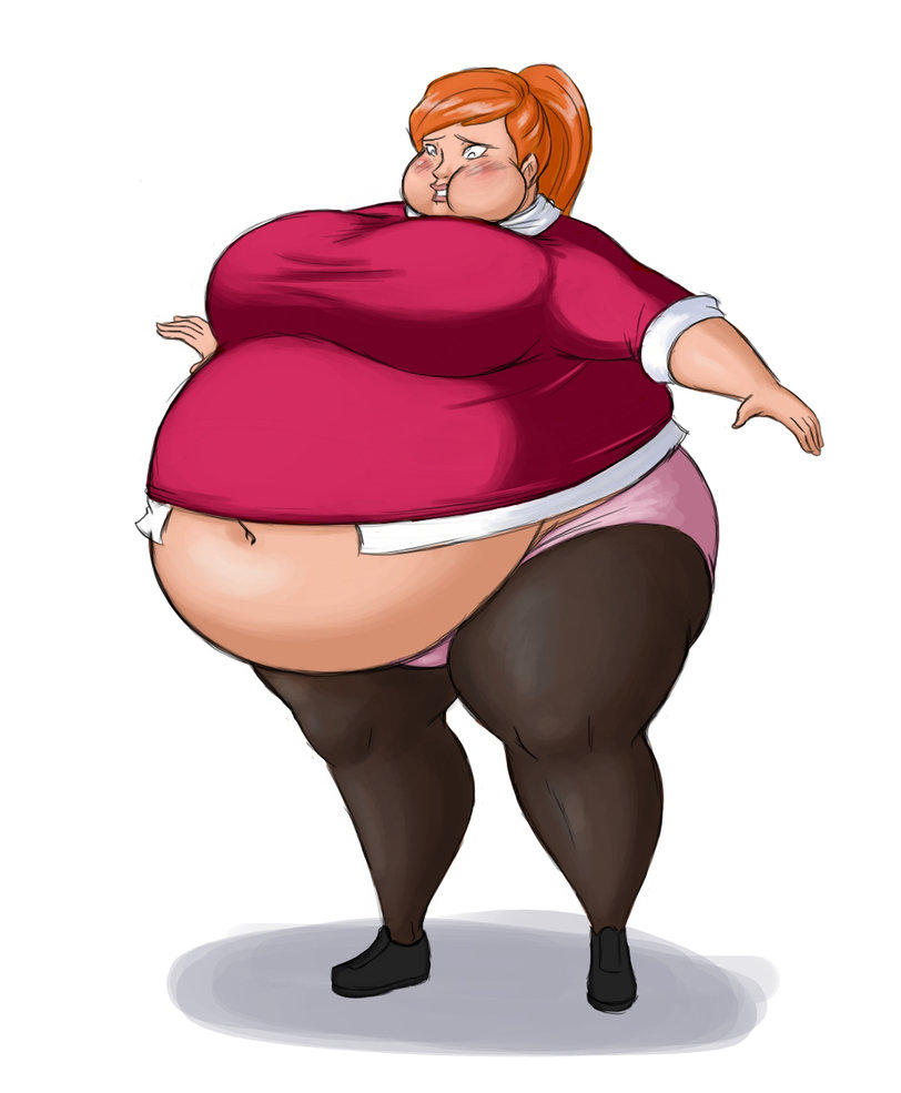 Картинка толстух. Бен 10 Гвен fat. Гвен Теннисон fat inflation. Мультяшные толстухи. Толстая девушка мультяшная.
