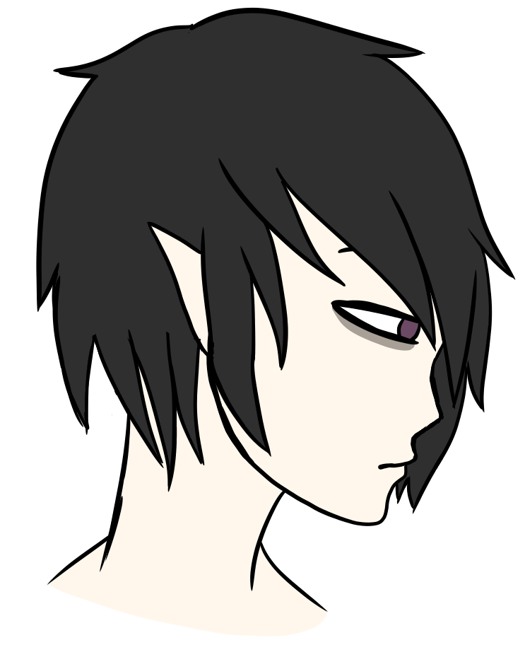 Side Profile by RedDarkSilence46 on DeviantArt