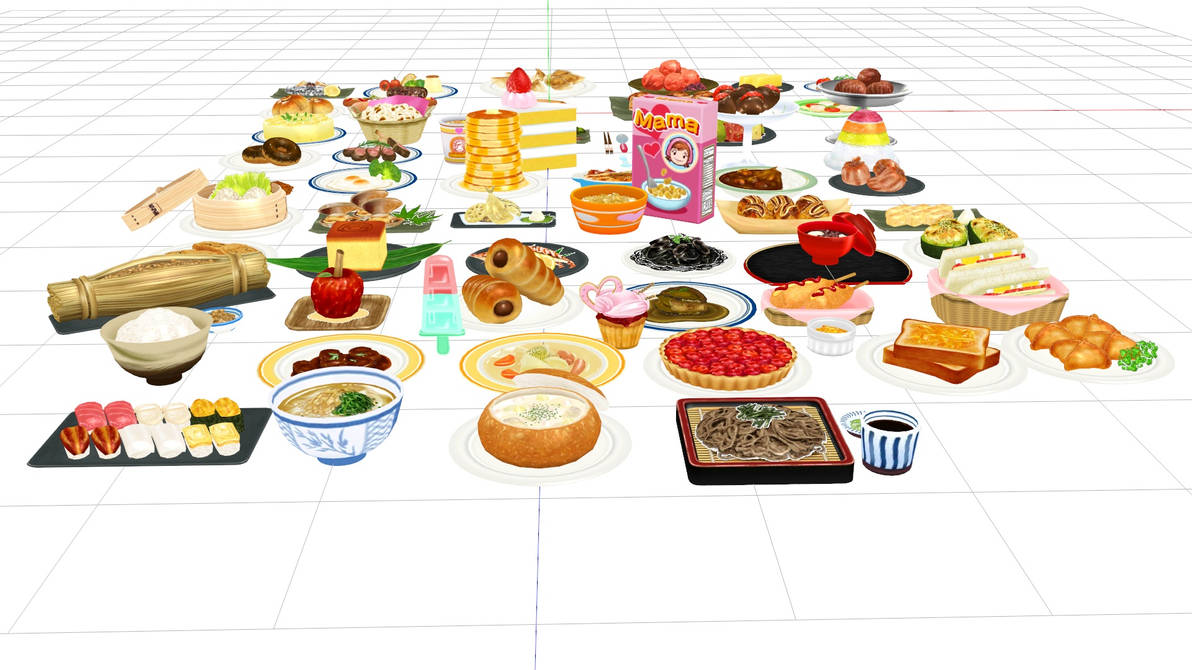 Snack Mmd Cooking Mama Kitchen Magic MMD Foods DL by FighterKang on DeviantArt