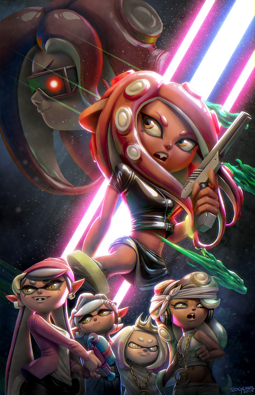 Splatoon - Agent 8 by Zombie-Graves on DeviantArt