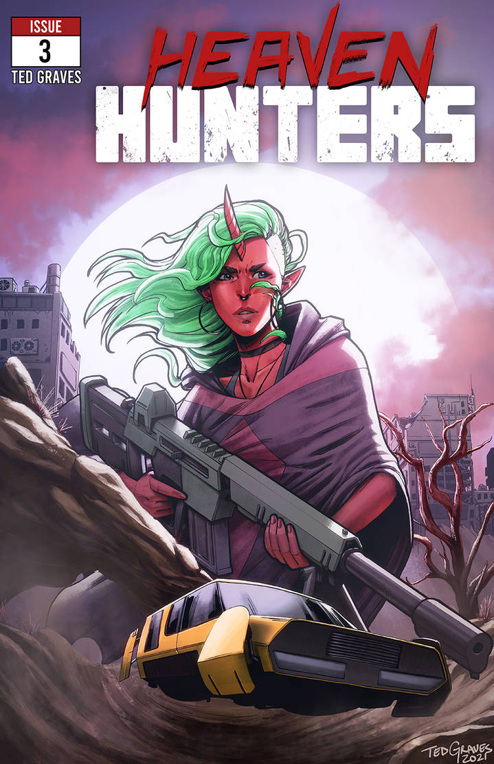 Heaven Hunters - Issue #3 Cover