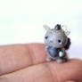 Tiny Gray Dragon Charm