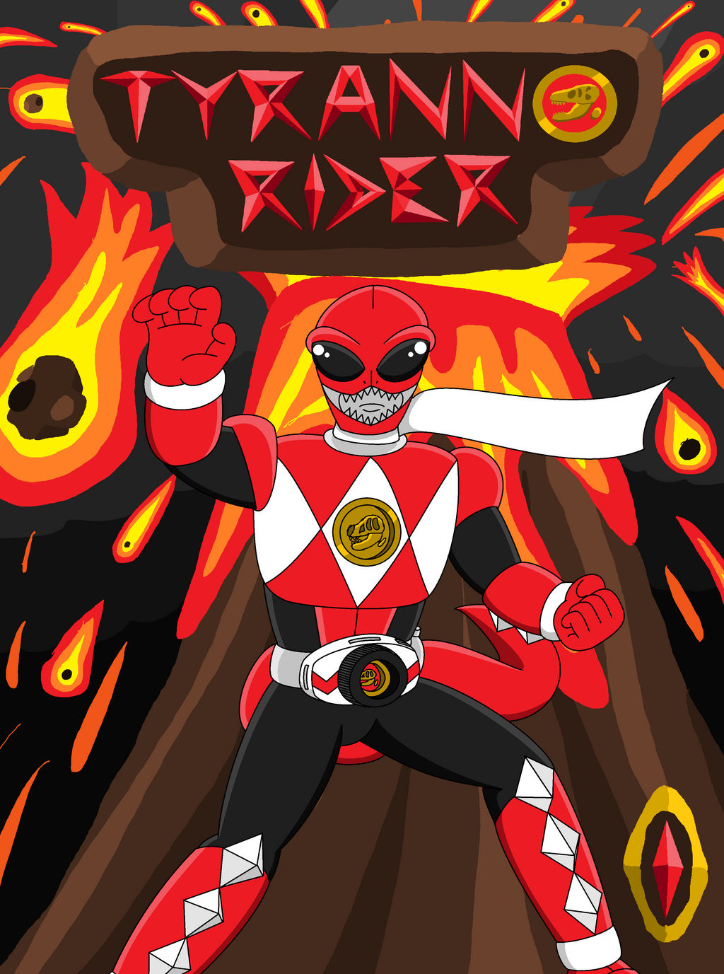 Tano Rider Tyranno Rider Episode 1 page 0 (Cover) by SuperSentaiHedgehog on DeviantArt