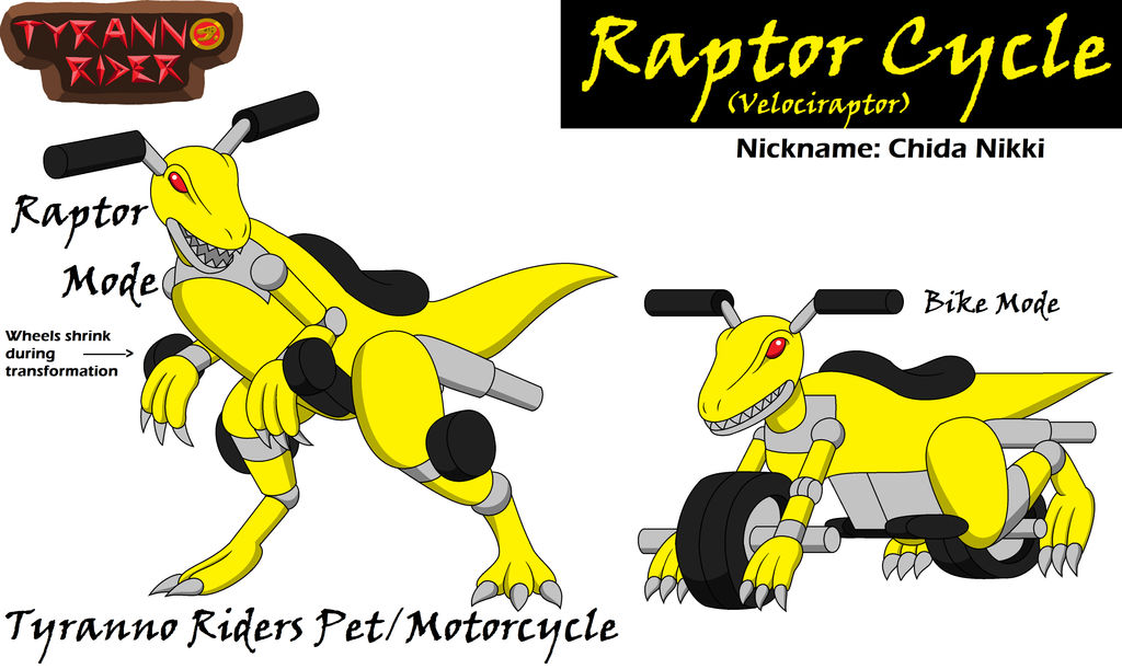 Tano Rider Tyranno Rider: Raptor Cycle by SuperSentaiHedgehog on DeviantArt