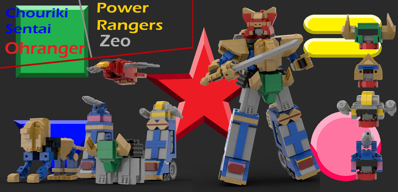 Lego Ohranger Robo/Zeo Megazord by SuperSentaiHedgehog on DeviantArt