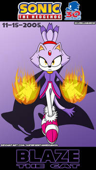 Sonic 30th Day 10: Blaze the Cat