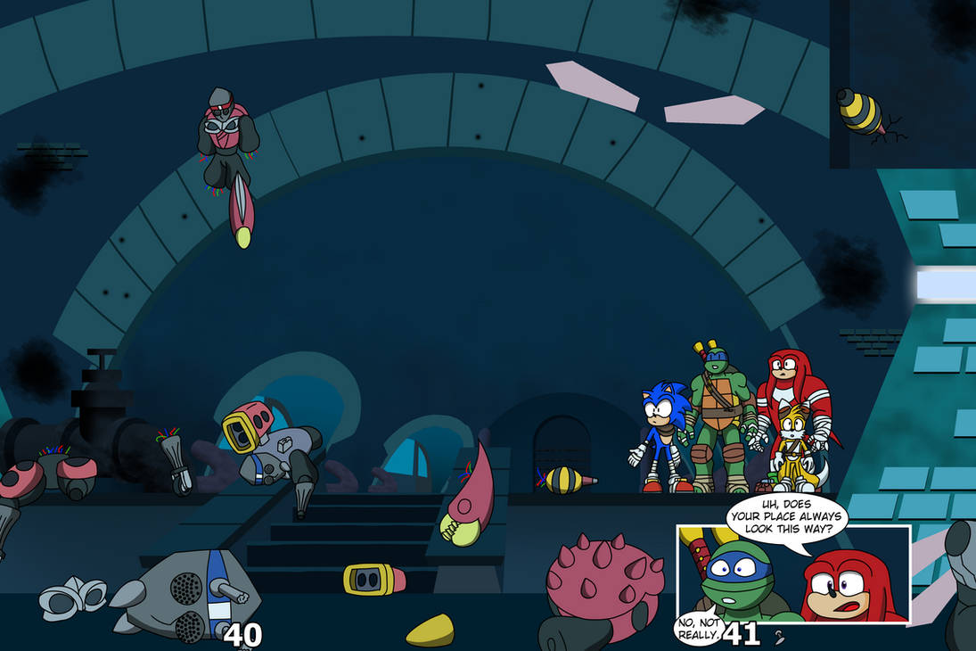 Clash of Two Worlds Ch. 3 pages 40 and 41 by SuperSentaiHedgehog on ...