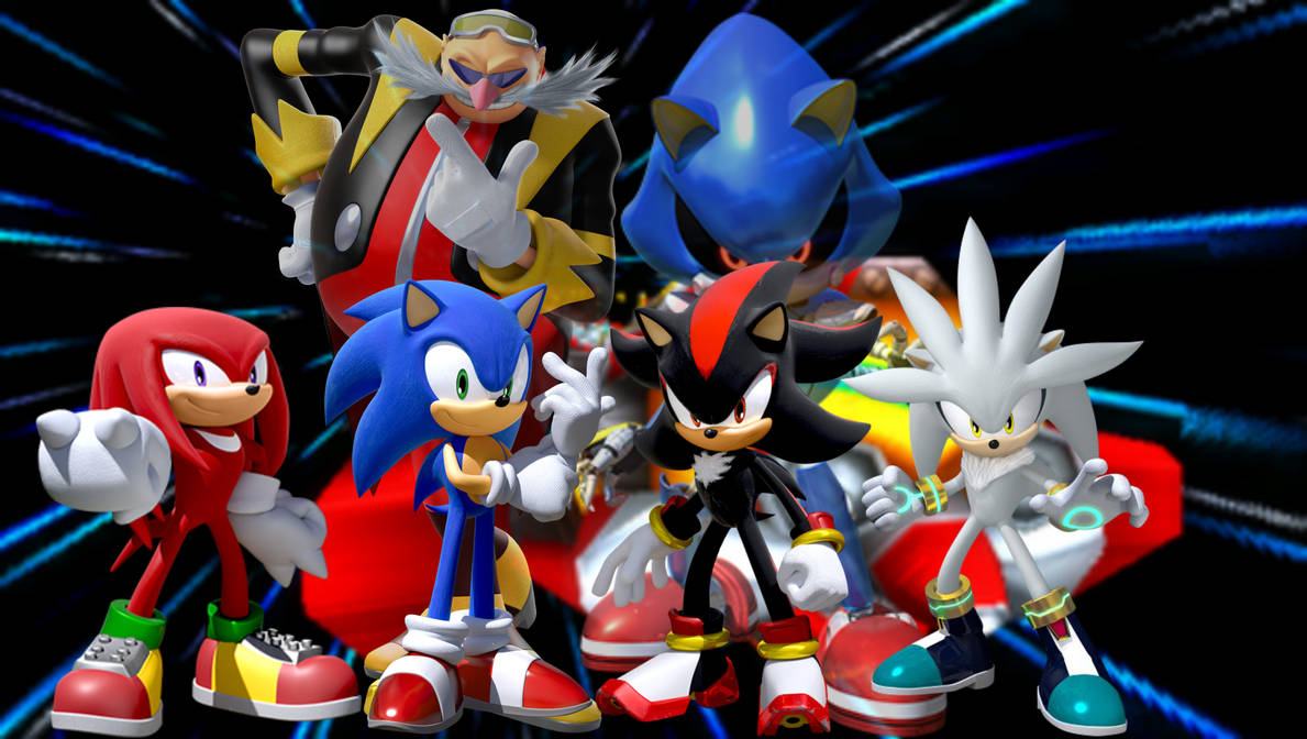 Sonic Rivals Poster by andrewking20 on DeviantArt