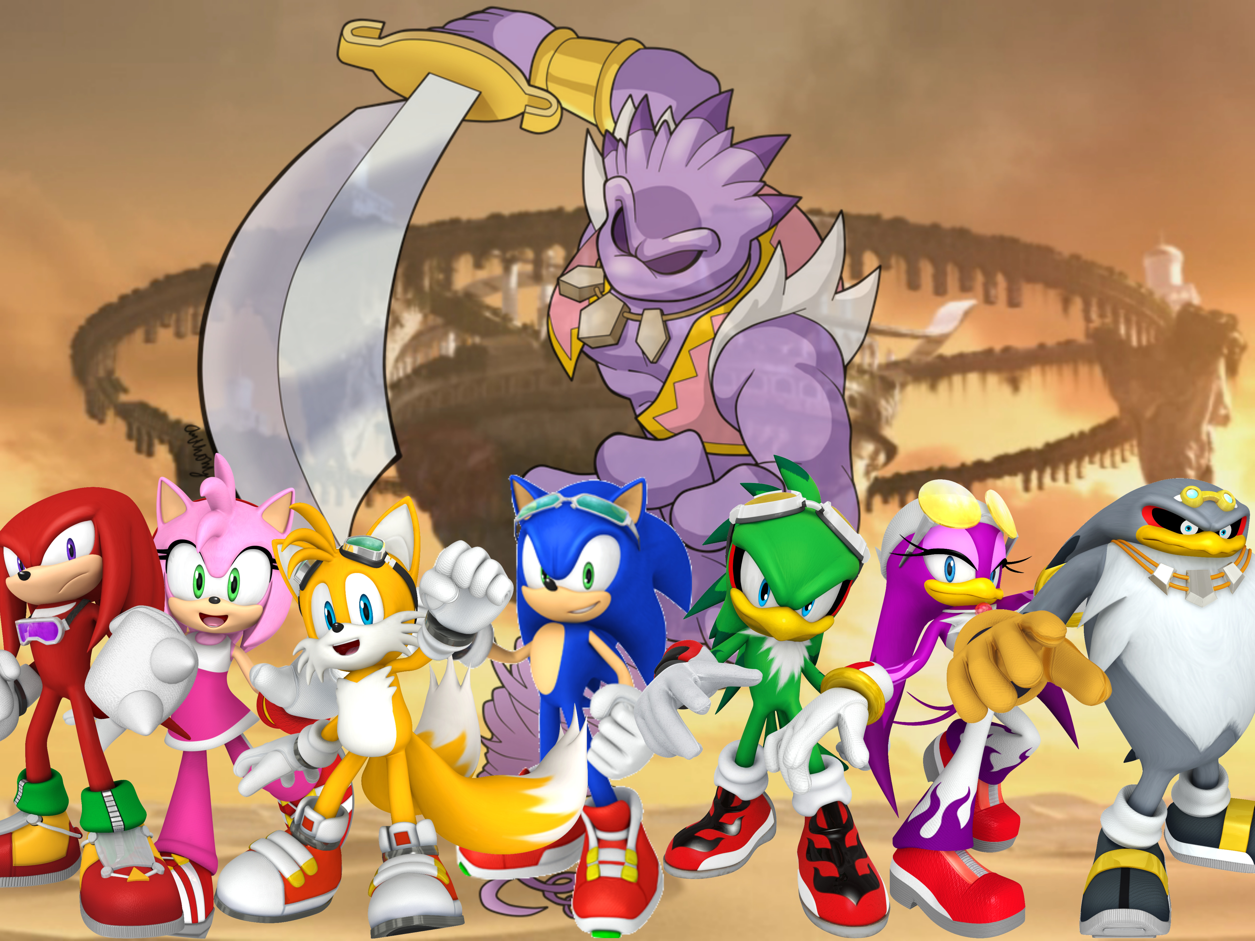 Sonic Riders Characters by 1Kenshin2012 on DeviantArt