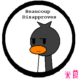 Beaucoup Disapproves