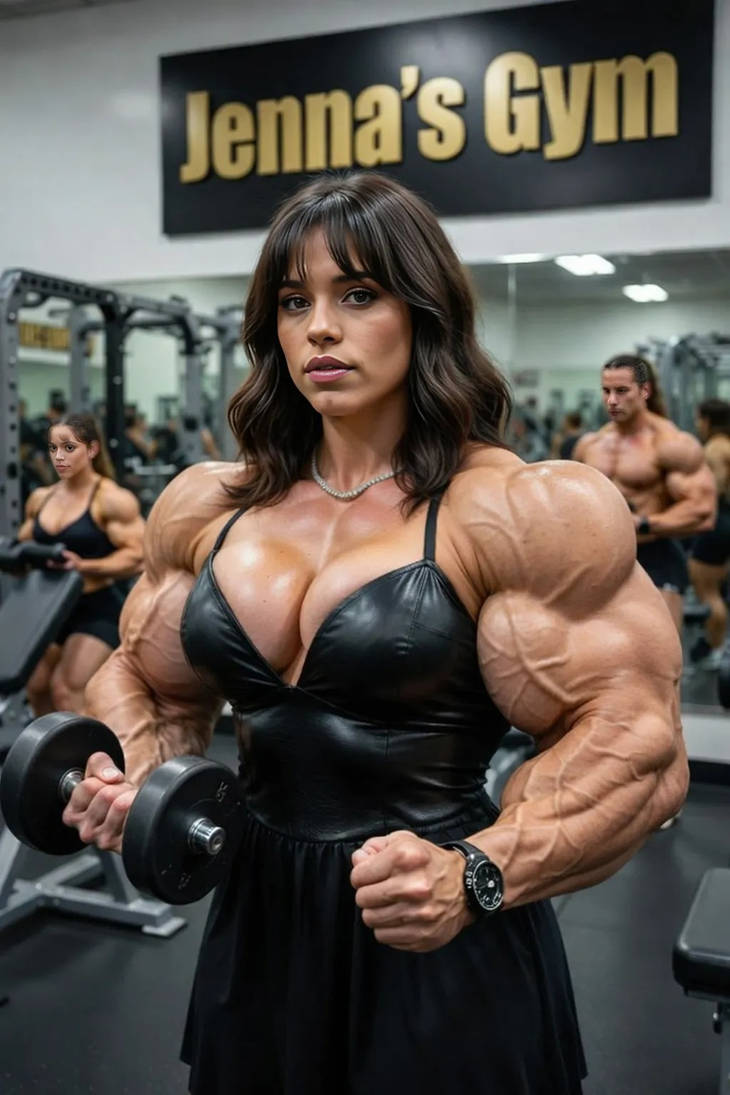 Muscle Jenn Jenna's Gym by mandymusclekiss on DeviantArt