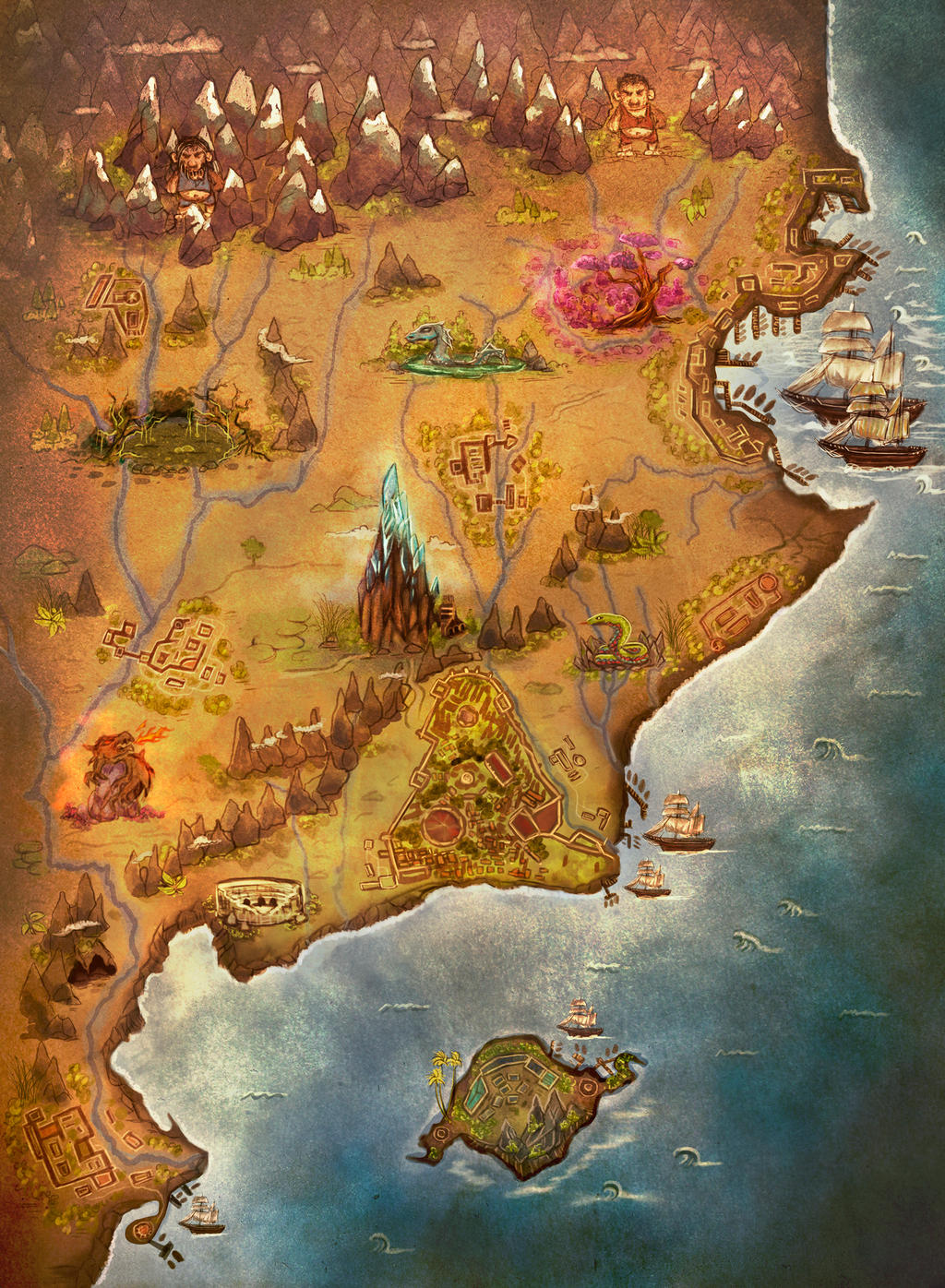 Deviantart Map Creators MAP by inoxdesign on DeviantArt