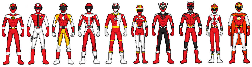 Sentai Red - Anniversary by pipe07 on DeviantArt