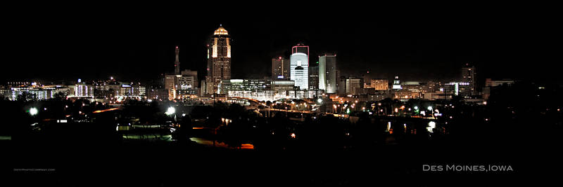 Des Moines sky line