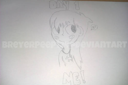 Drawing Challenge - Day 1 - Me