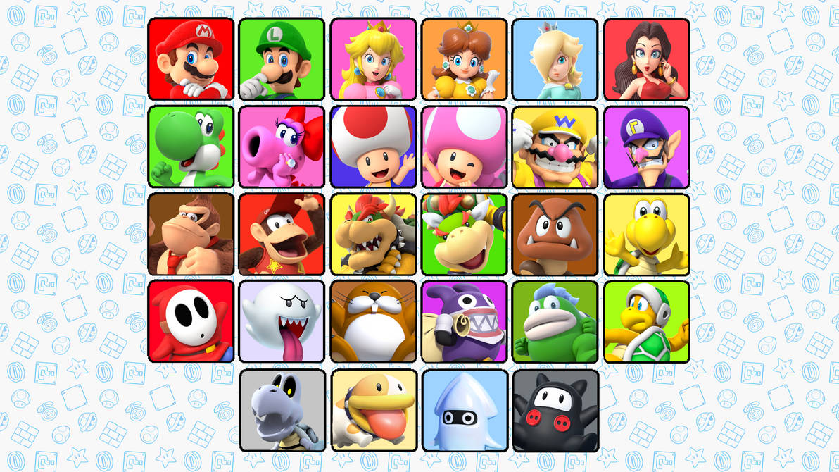My Super Mario Party Jamboree Roster by JimbotheLad13 on DeviantArt