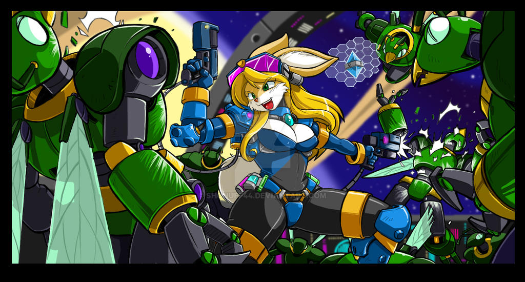 Deviantart Space Fight THUMPIE space fight COMM by ShoNuff44 on DeviantArt