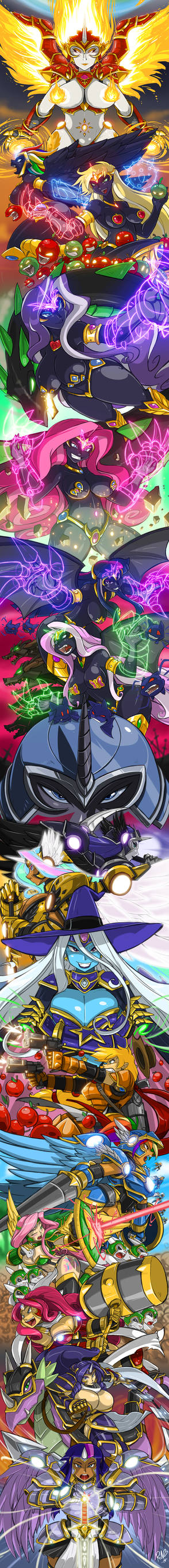 KNIGHTS OF EQUESTRIA VS NIGHTMARES OF EQUESTRIA