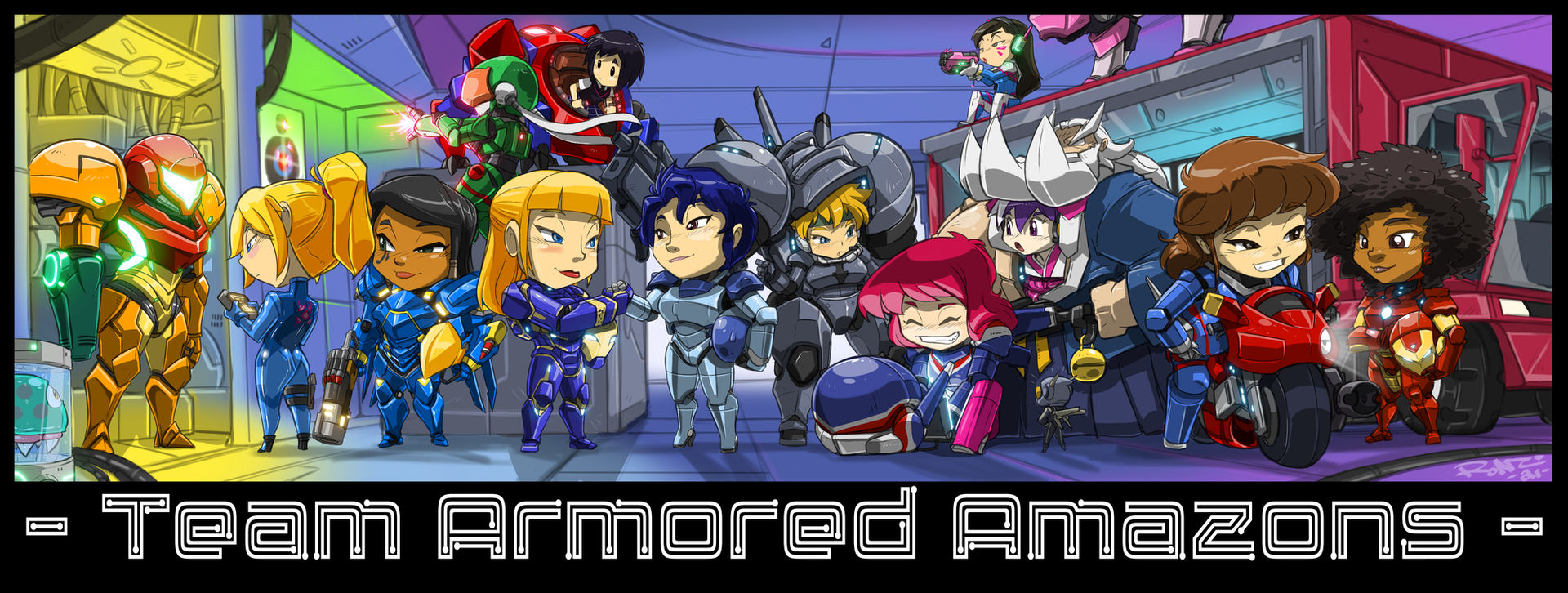 Team Amazon Deviantart Team Armored Amazons by ShoNuff44 on DeviantArt