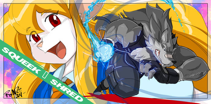 Obari style Squeek n Shred Commercial bumper Image