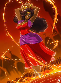 Fire Dancing Esmeralda