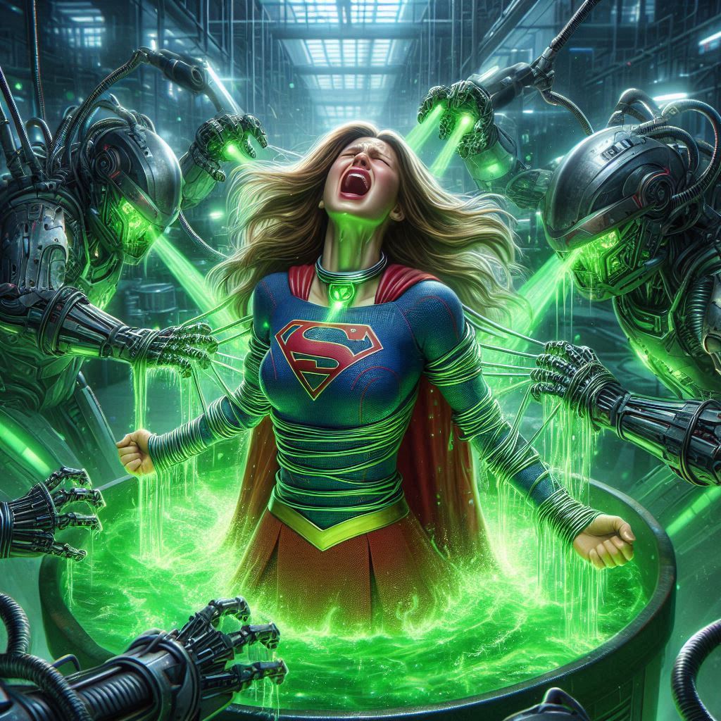 Supergirl defeated by cyborgs by jptrilogy on DeviantArt