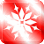Free Avatar: Red Snowflake by FantasyStockAvatars