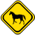 Avatar: Horse Crossing Sign