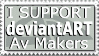 Stamp: Support Avatar Makers by FantasyStockAvatars