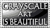 Stamp: Beautiful Grayscale Art