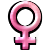 Avatar: Pink Female Symbol