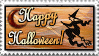 Stamp: Happy Halloween Witch by FantasyStockAvatars