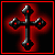 Avatar: Black Red Gothic Cross