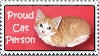 Stamp: Proud Cat Person by FantasyStockAvatars