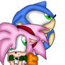 .: Classic Sonic and Classic Amy :.