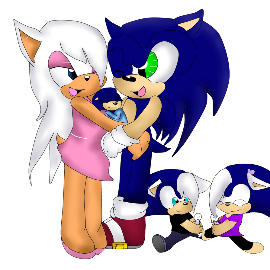 .: Rouge and Sonic and your family :. REQUEST by abunnie on DeviantArt