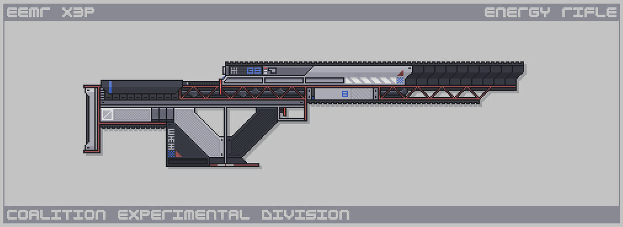 CED EEMR X3P Energy Rifle by AsarraDraws on DeviantArt