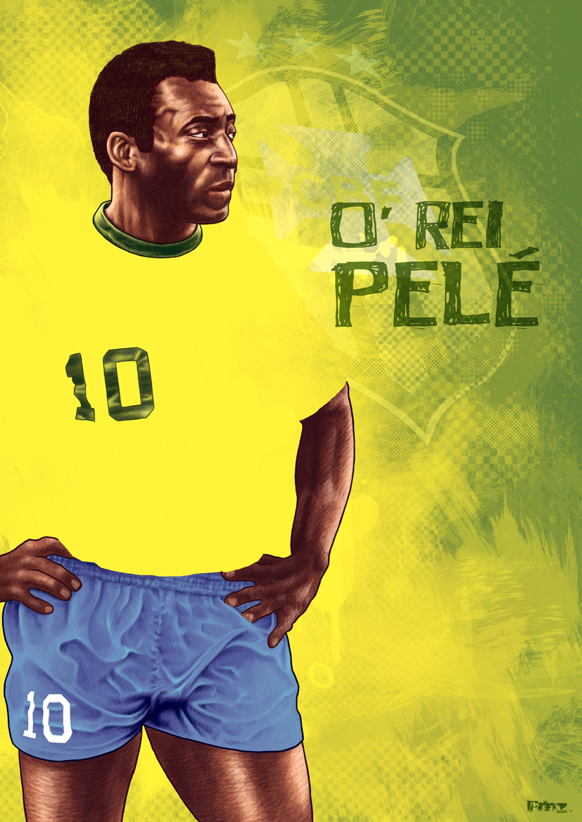 Pele Portrait by FrnzHauser on DeviantArt
