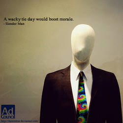 Wacky Tie Day Slender Man