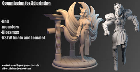 3D Bust Commission Sheet! CLOSED! by podgey-pops on DeviantArt