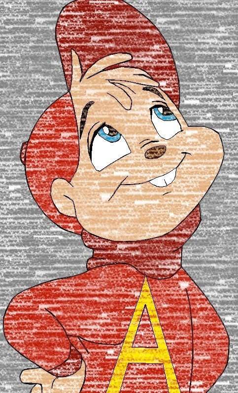 Alvin Seville Crayon Colored