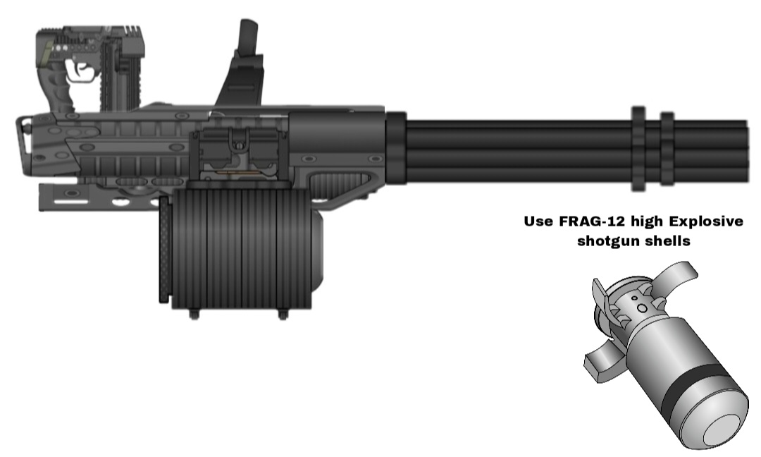 ASG12 Automatic Shot Gatling Gun by Funtime88 on DeviantArt